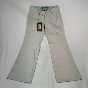 Topo Ranch Pants Womens 4 Cream Khaki Bootcut NWT